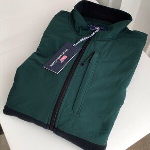 VINEYARD VINES MEN’S HARBOR FLEECE FULL ZIP JACKET NEW WITH TAGS